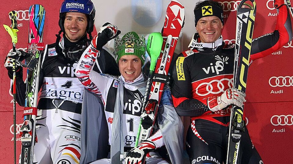 Zagreb Slalom Herren Hirscher Sieg Diashow