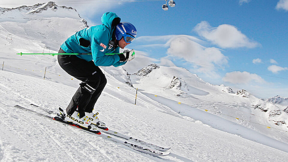 Hans Grugger wieder auf Ski