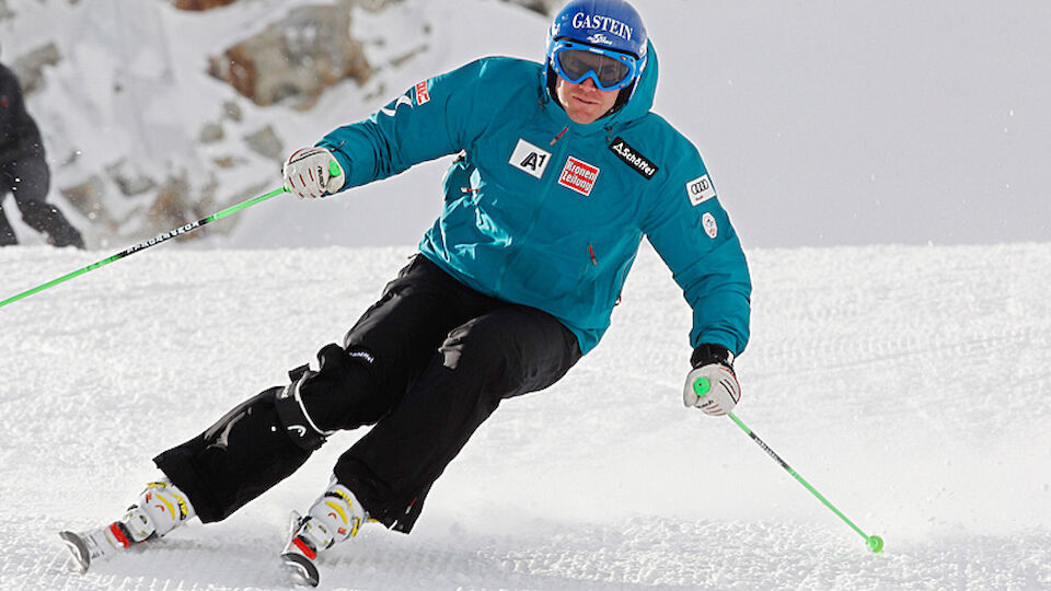 Hans Grugger wieder auf Ski