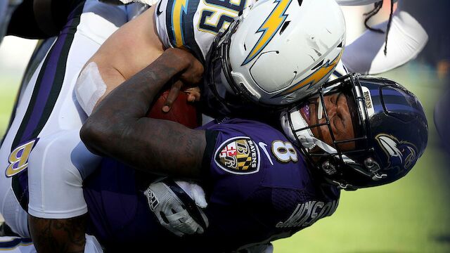 Chargers durch! Ravens wachen zu spät auf