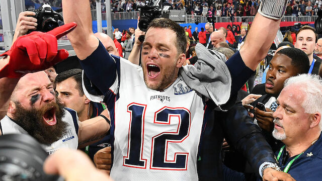 Brady bei TV-Aufzeichnung des Super-Bowl nervös