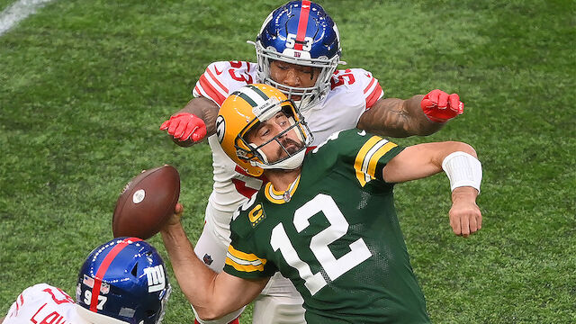 New York Giants vermiesen Green Bay Packers das London-Debüt