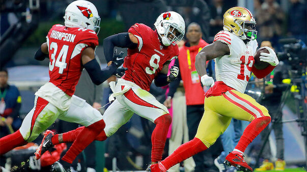 49ers zerlegen Cardinals in Mexiko und führen NFC West an