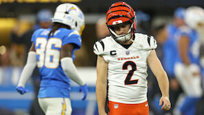 Kicker-Drama bei den Bengals, Premiere für die Chiefs