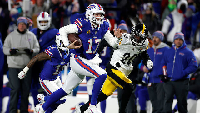 NFL-Playoffs: Buffalo schaltet hartnäckige Steelers aus