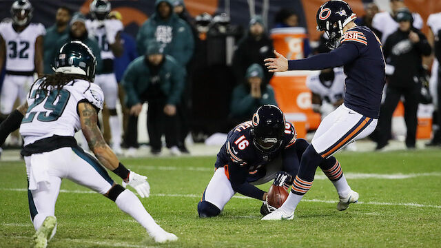 Bears-Kicker: "Fühle mich schrecklich"