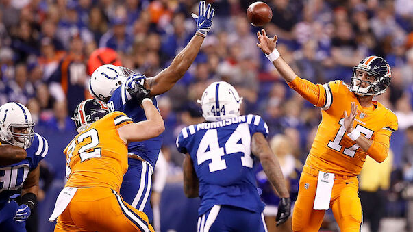 Osweiler Denver-Matchwinner in Indianapolis