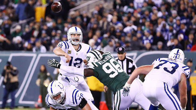 Spaziergang der Colts bei Jets