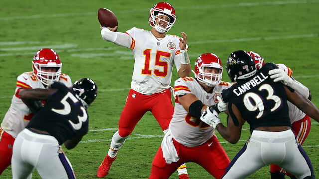 Mahomes-Show gegen Baltimore