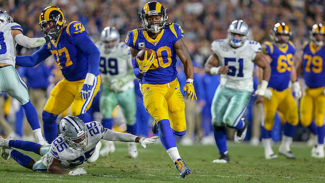 L.A. Rams "überlaufen" die Dallas Cowboys