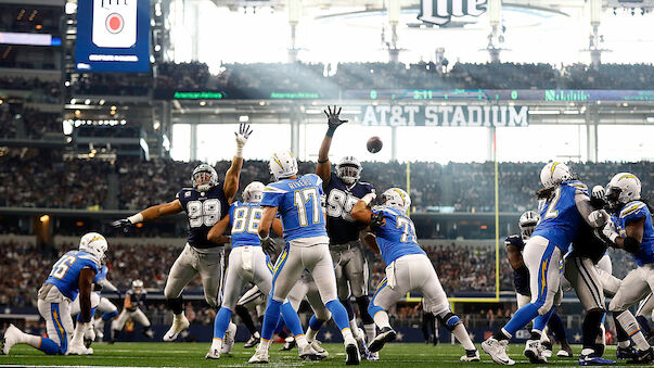 NFL: Chargers verspeisen Cowboys