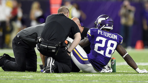 Meniskusriss bei Vikings-Superstar Adrian Peterson