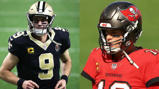 Brees vs. Brady: Duell der "85-jährigen" Legenden