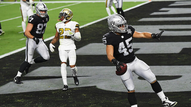 Raiders ringen die Saints nieder