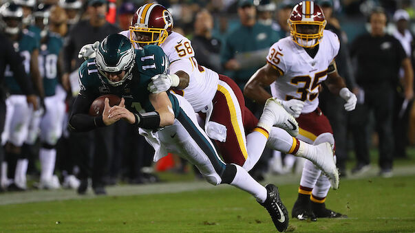 Wentz wirft Eagles zum fünften Sieg in Serie