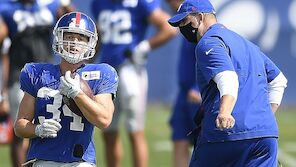 Platzgummer im Practice Squad der New York Giants