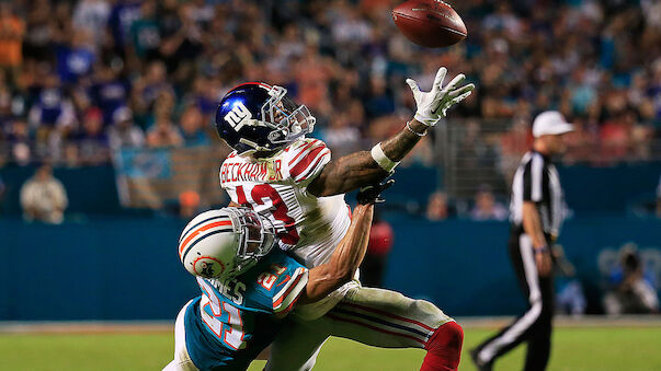 Giants mit Sieg in Miami weiter im Playoff-Rennen