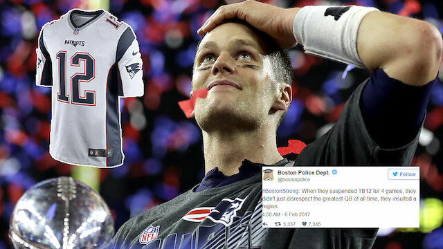 Polizei unterstützt Tom Brady