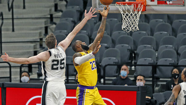 NBA-Premiere bei Spurs-Niederlage gegen Lakers