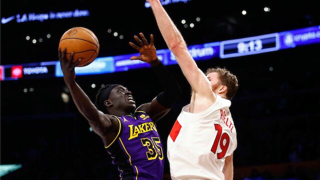 NBA: Raptors entgleitet Sieg gegen LA Lakers 