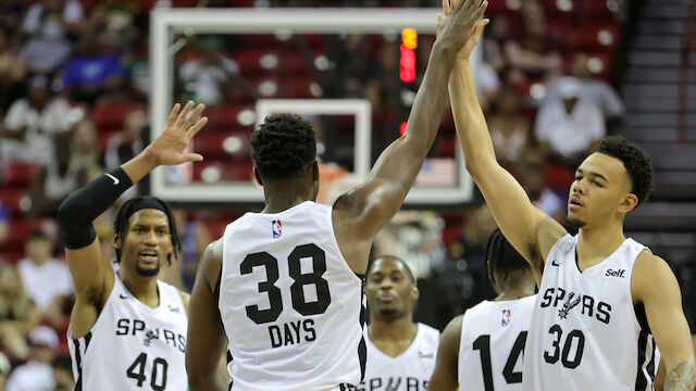 San Antonio Spurs dürfen endlich in der Preseason jubeln