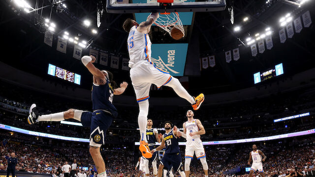 Oklahoma City Thunder gleichen Serie in Denver aus