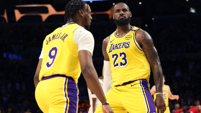 LeBron James und Sohn Bronny schreiben NBA-Geschichte