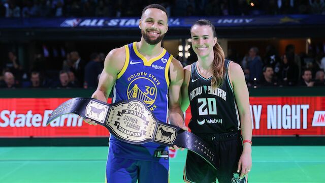 Curry gewinnt Dreierbewerb gegen WNBA-Star Ionescu