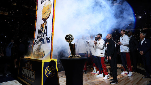 Nuggets: Championship-Banner, Ringe und Sieg zum NBA-Start