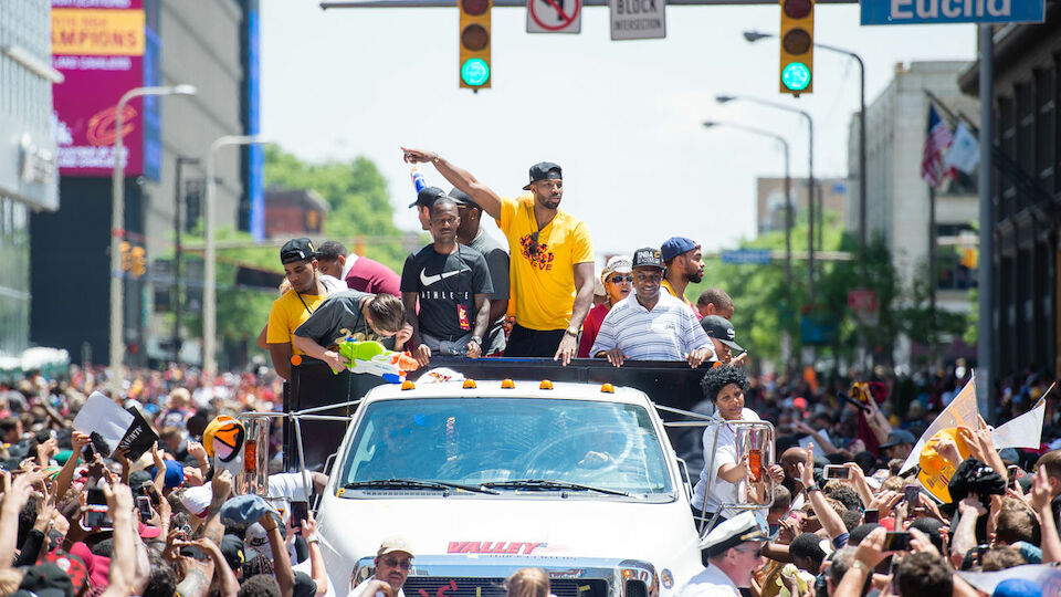 Meister-Parade: Cleveland feiert seine NBA-Champions