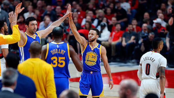 Golden State Warriors sweepen die Trail Blazers