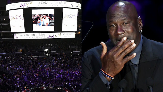 Emotionale Feier: Jordan, Shaq & Co weinen um Kobe