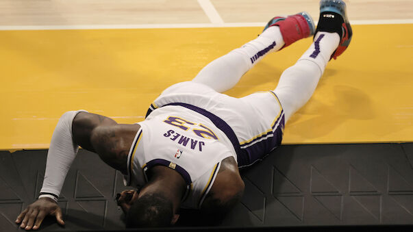 LeBron James bei Lakers-Niederlage verletzt raus