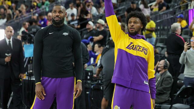 NBA-Meilenstein möglich! James-Gespann steht in Lakers-Kader