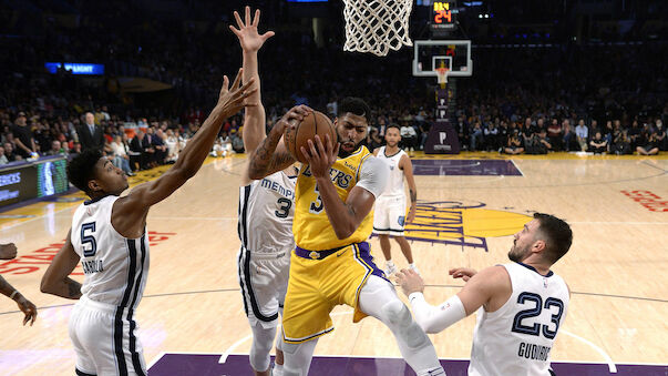 Davis-Gala bei Lakers-Sieg gegen Memphis