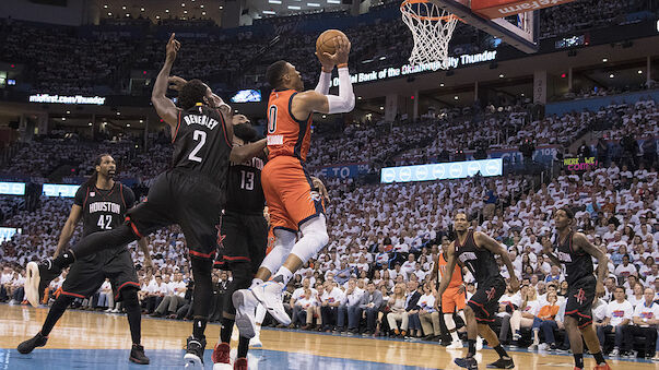 Erneute Westbrook-Gala, aber am Ende jubelt Harden