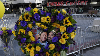 Gedenkfeier für Kobe Bryant im Staples Center von Los Angeles