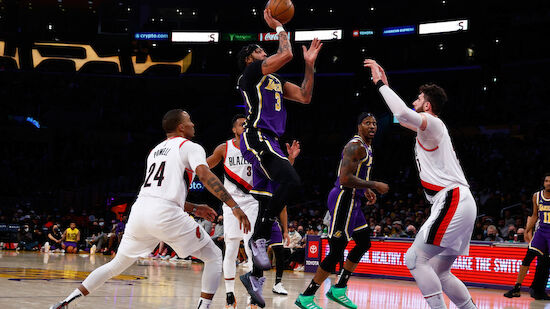 Davis führt die Lakers zum Sieg gegen Portland