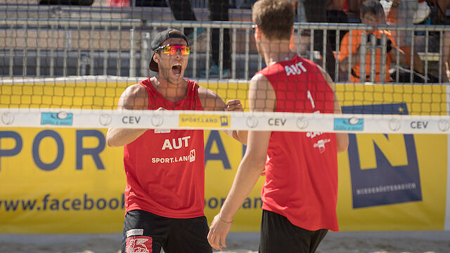 Pristauz/Buchegger bei U22-EM im Viertelfinale