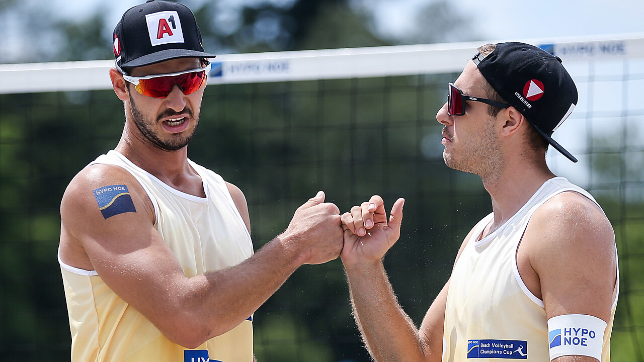 Beachvolleyball Drei ÖVVDuos in Gstaad im Achtelfinale