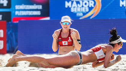 Gleichauf die Synchronschwimmerinnen und die Beachvolleyballerinnen