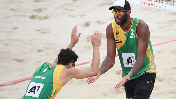 Evandro/Andre im Finale der Beachvolleyball-WM
