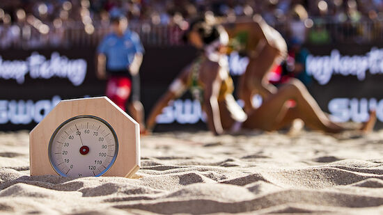 Hitze: Wie sollen Beachvolleyballer damit umgehen?