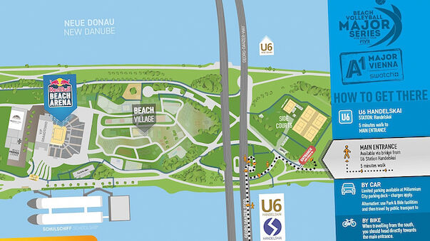 Wien Major: Der schnellste Weg ins Beach-Stadion