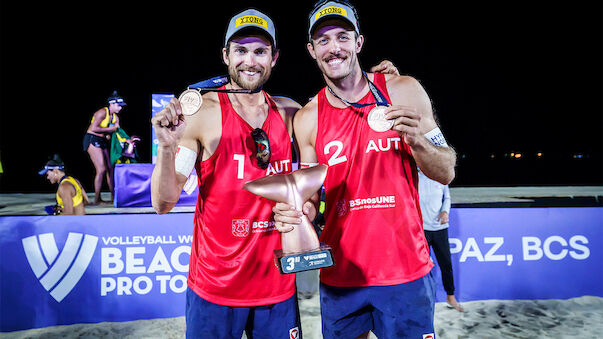 Beachvolleyball: Neo-Duo Seidl/Pristauz in La Paz am Podest