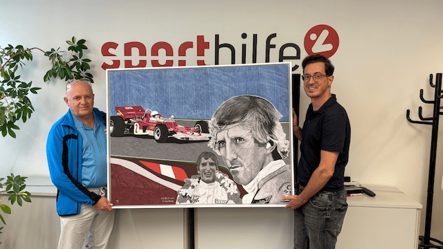 Einzigartiges Jochen Rindt Kunstwerk von Peter Florian