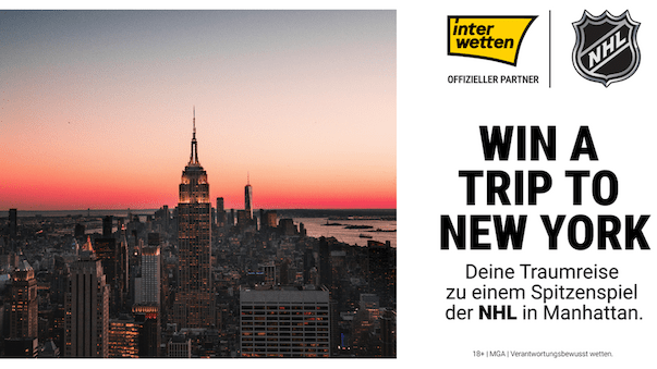 Gewinne mit interwetten NHL-Fanreise in den Big Apple