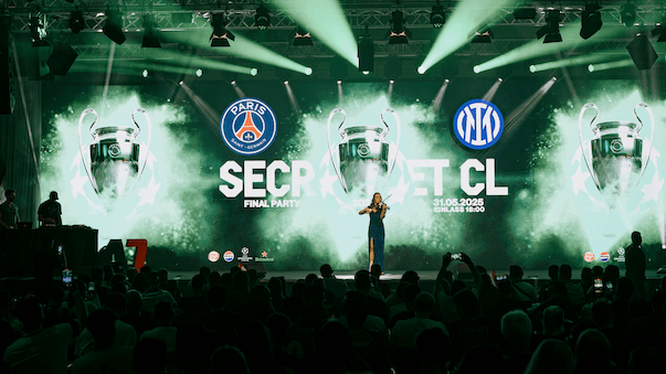Epische Champions-League-Nacht in der SECRET LOCATION 2025