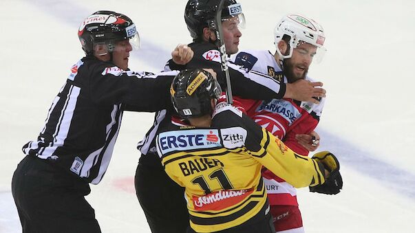 EBEL-DOPS sperrt Bauer, Duller verwarnt