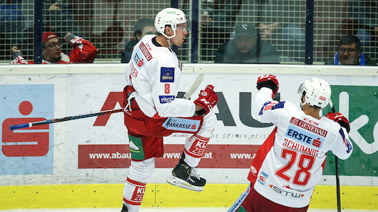 KAC zerlegt Bozen, Graz99ers bleiben Erster
